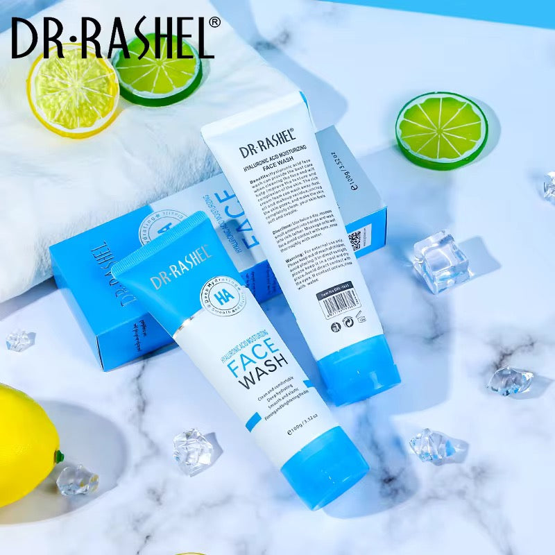 DR RASHEL Facial Cleanser Deep Cleansing Moisturizing Hydrating Hyaluronic Acid Face Wash 100ml