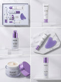 DR·RASHEL Night Repair Complete Skincare Kit with Retinol & Gua Sha - 6 Piece Set