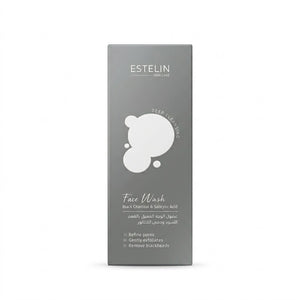 Estelin Deep Cleansing Face Wash 6 color (Black Charcoal & Salicylic Acid)