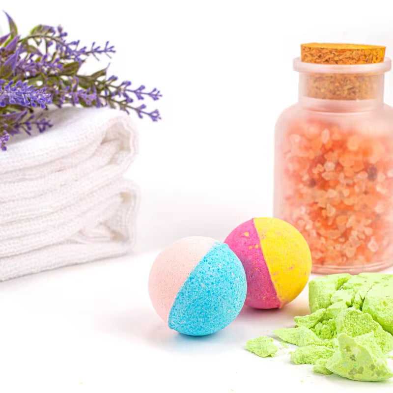 High-quality Best-selling Rose Bath Balls, 24-hour Long-lasting Fragrance, Smooth Bubbles, Deep Cleansing,