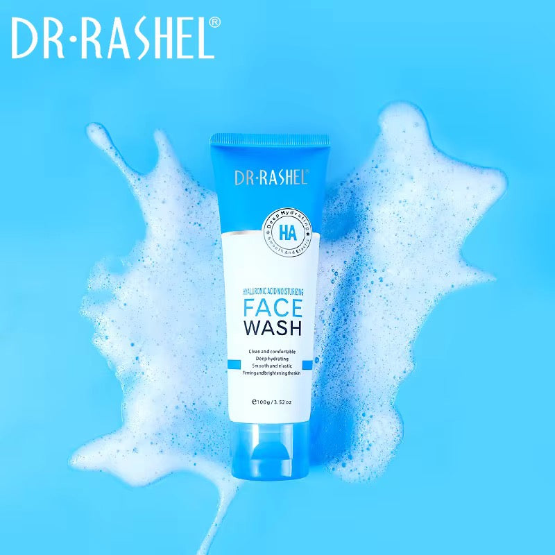 DR RASHEL Facial Cleanser Deep Cleansing Moisturizing Hydrating Hyaluronic Acid Face Wash 100ml