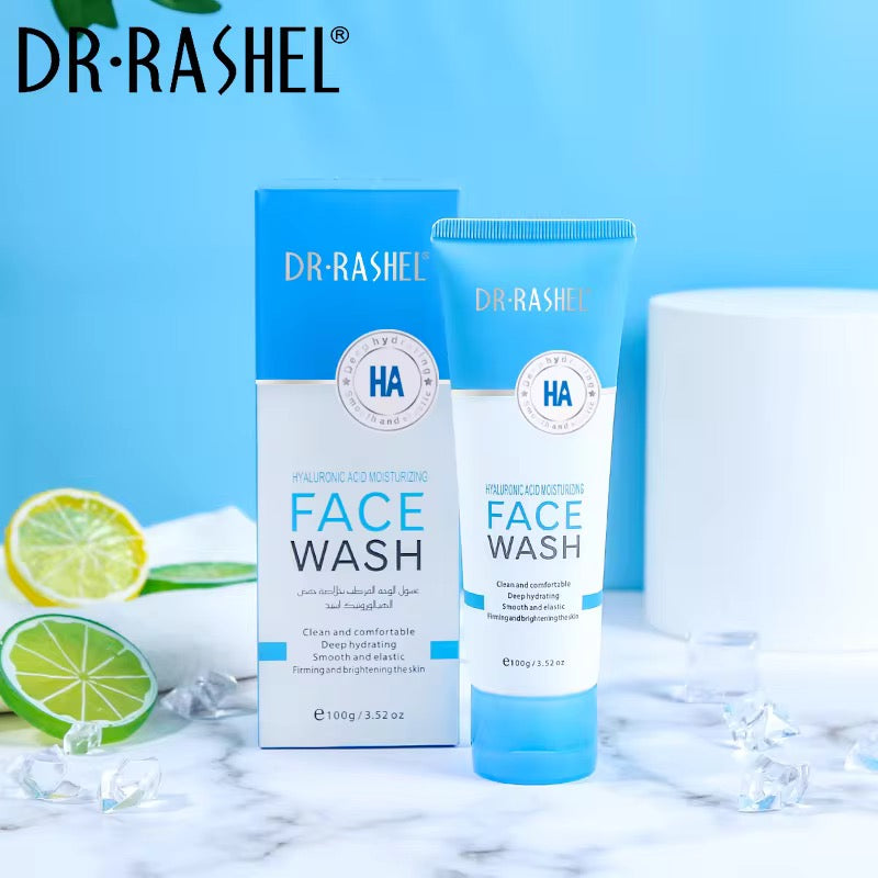 DR RASHEL Facial Cleanser Deep Cleansing Moisturizing Hydrating Hyaluronic Acid Face Wash 100ml