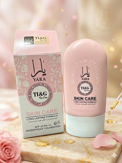 Yara skin care waterproof foundation 6in1