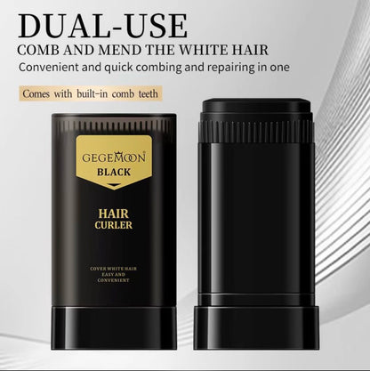 GeGeMoon Instant Gray Coverage Hair Color Stick – Long-Lasting & Natural Finish Dark Brown & Black