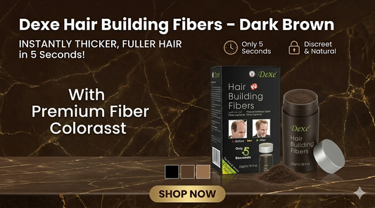 Dexe Hair Building Fibers – Dark Brown (22g / 0.78 fl oz)
