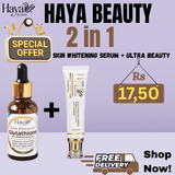 Gluta White Serum + Ultra White Cream