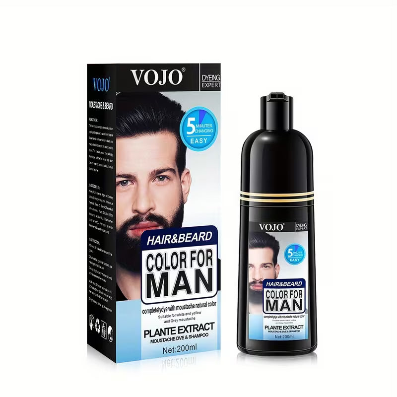 Vojo hair color shampo Dark brown,back 200ml