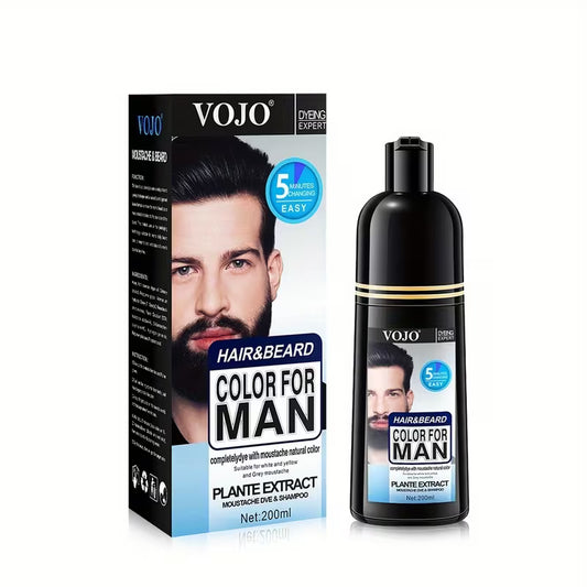 Vojo hair color shampo Dark brown,back 200ml