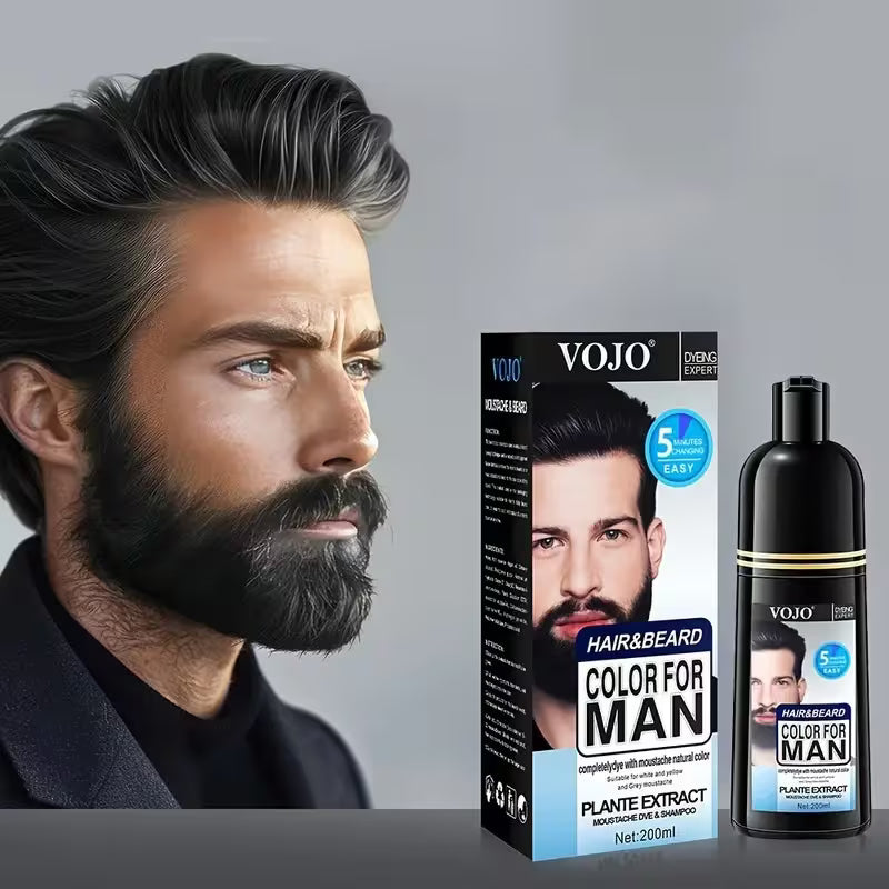 Vojo hair color shampo Dark brown,back 200ml