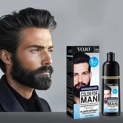 Vojo hair color shampo Dark brown,back 200ml