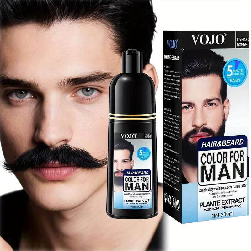 Vojo hair color shampo Dark brown,back 200ml