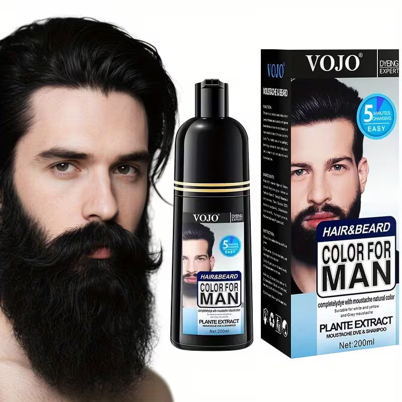 Vojo hair color shampo Dark brown,back 200ml