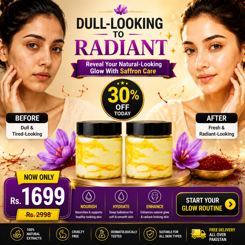 ✨ ZAFRANI GLOW CREAM – Reveal Your Natural Glow (Buy 1 Get 1 Free)